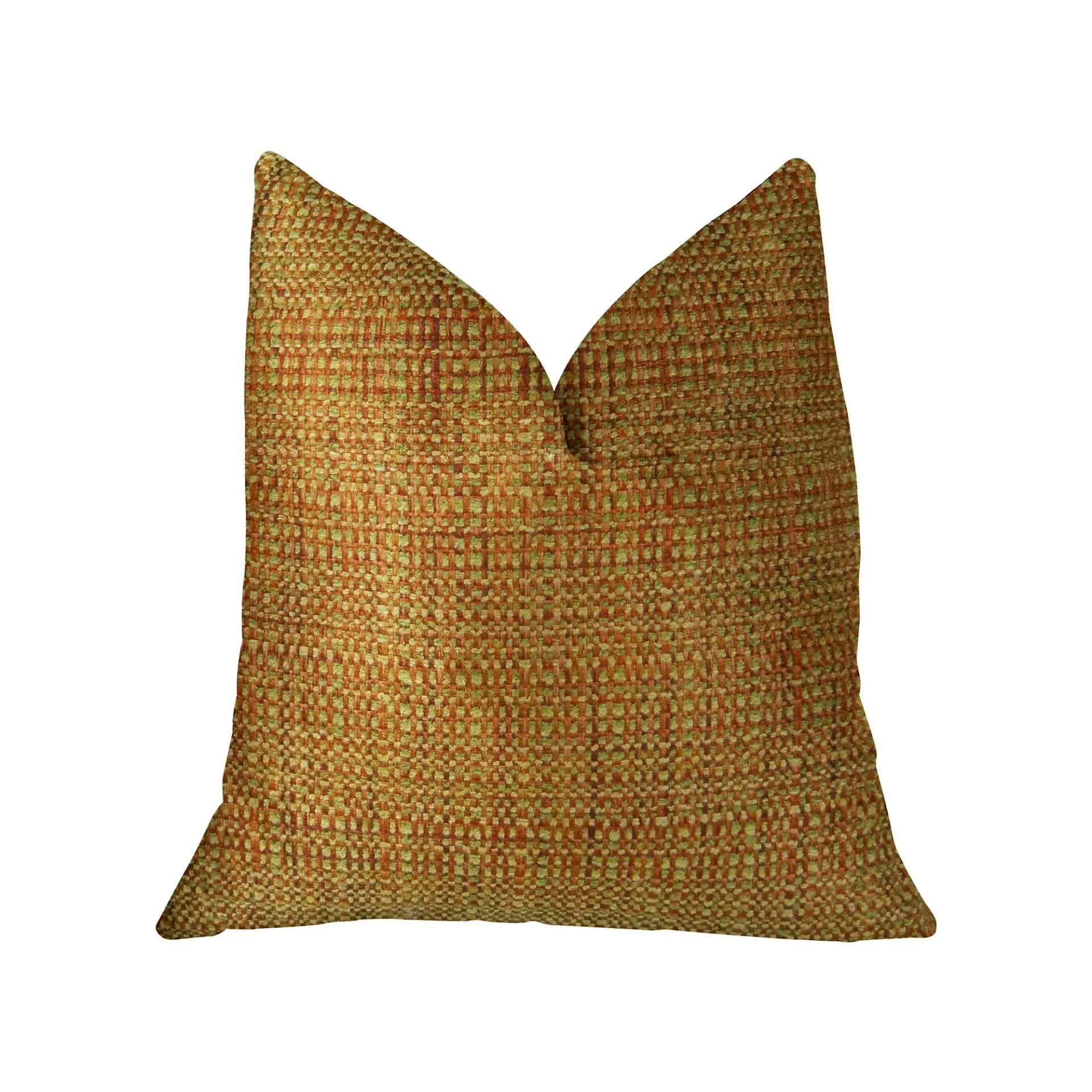 Melbourne Orange and Mint Handmade Luxury Pillow