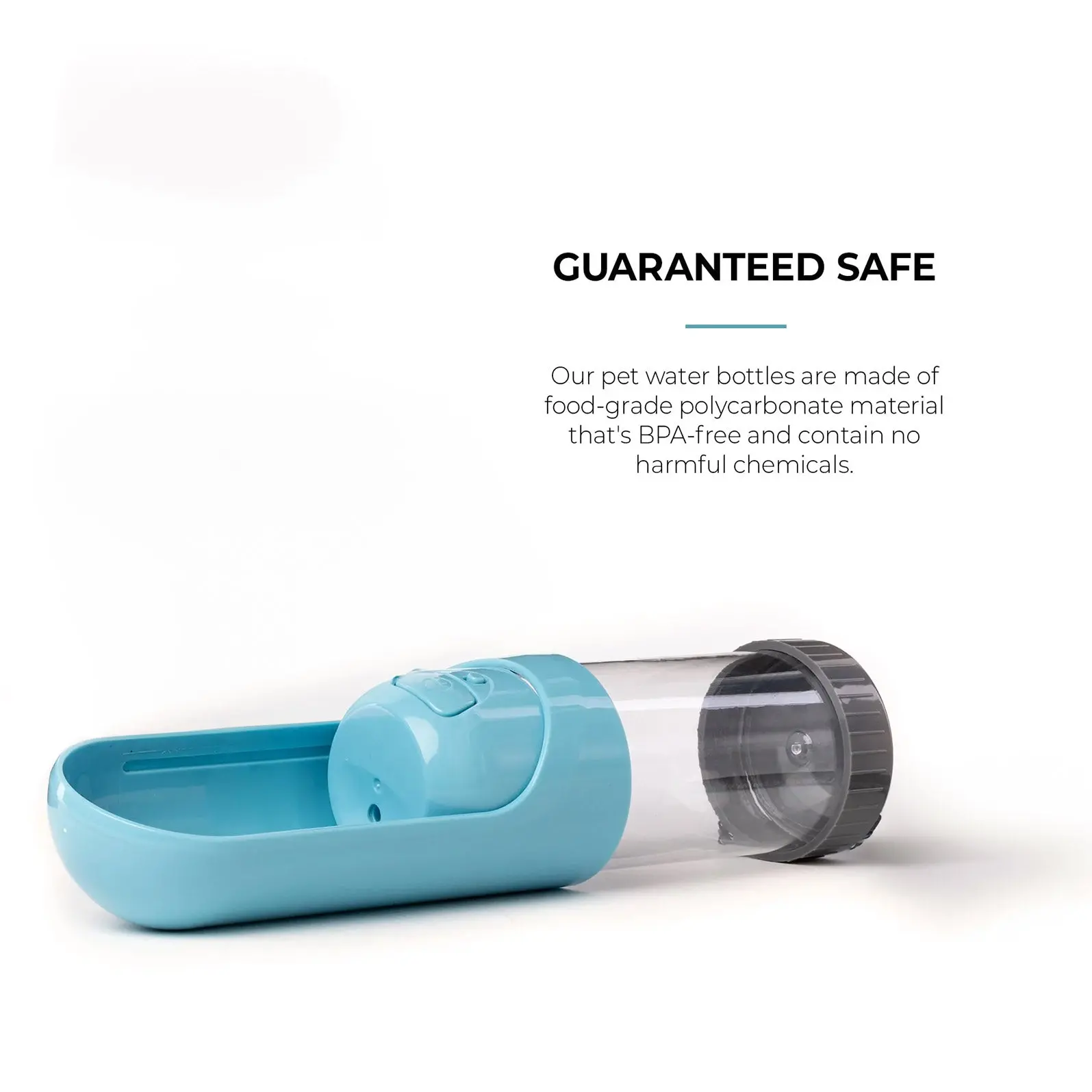 Portable Dog Water Bottle- with Charcoal Filter - Image 2