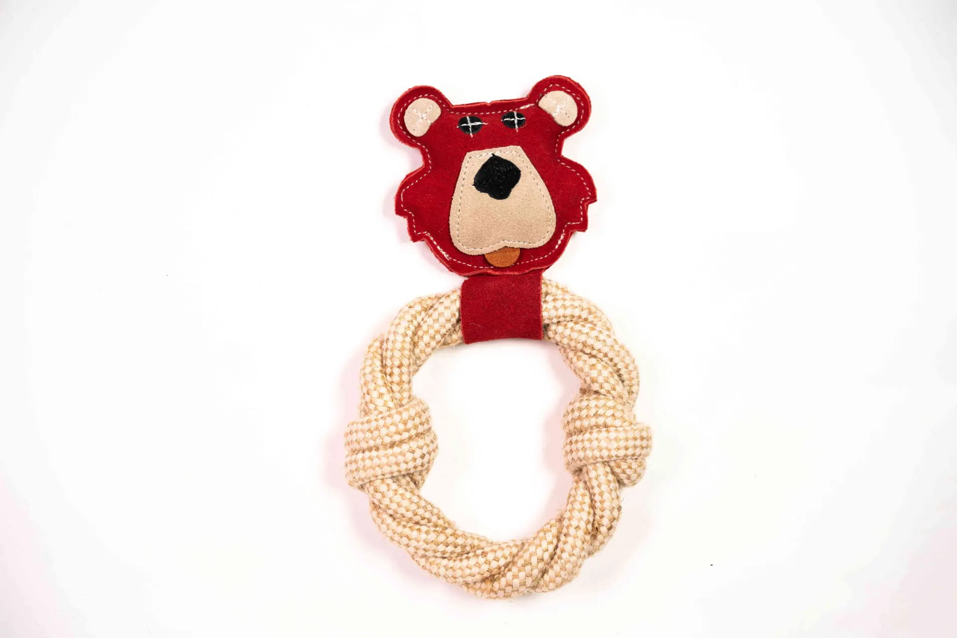 Bear & Rope Natural Dog Toy - Image 2