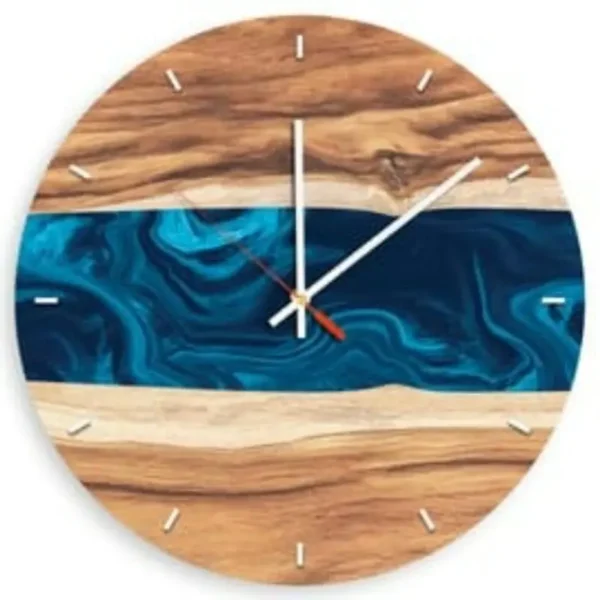 Resin Art Wall Clock