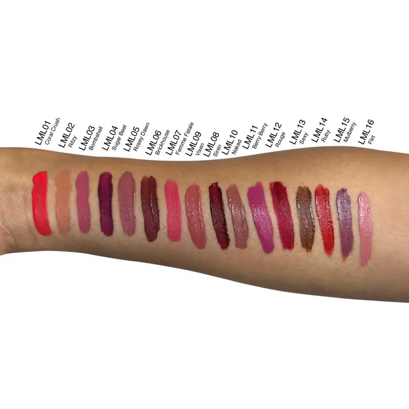 Liquid to Matte Lipstick - Flirt - LML16 | Paraben free, Gluten free, Vegan, Cruelty free - Image 2