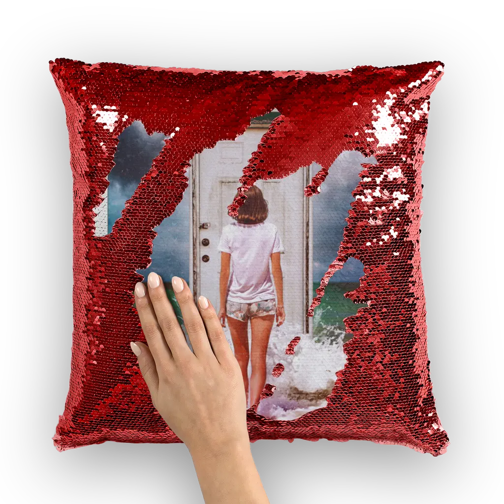 The Door Sequin Cushion Cover - Image 3