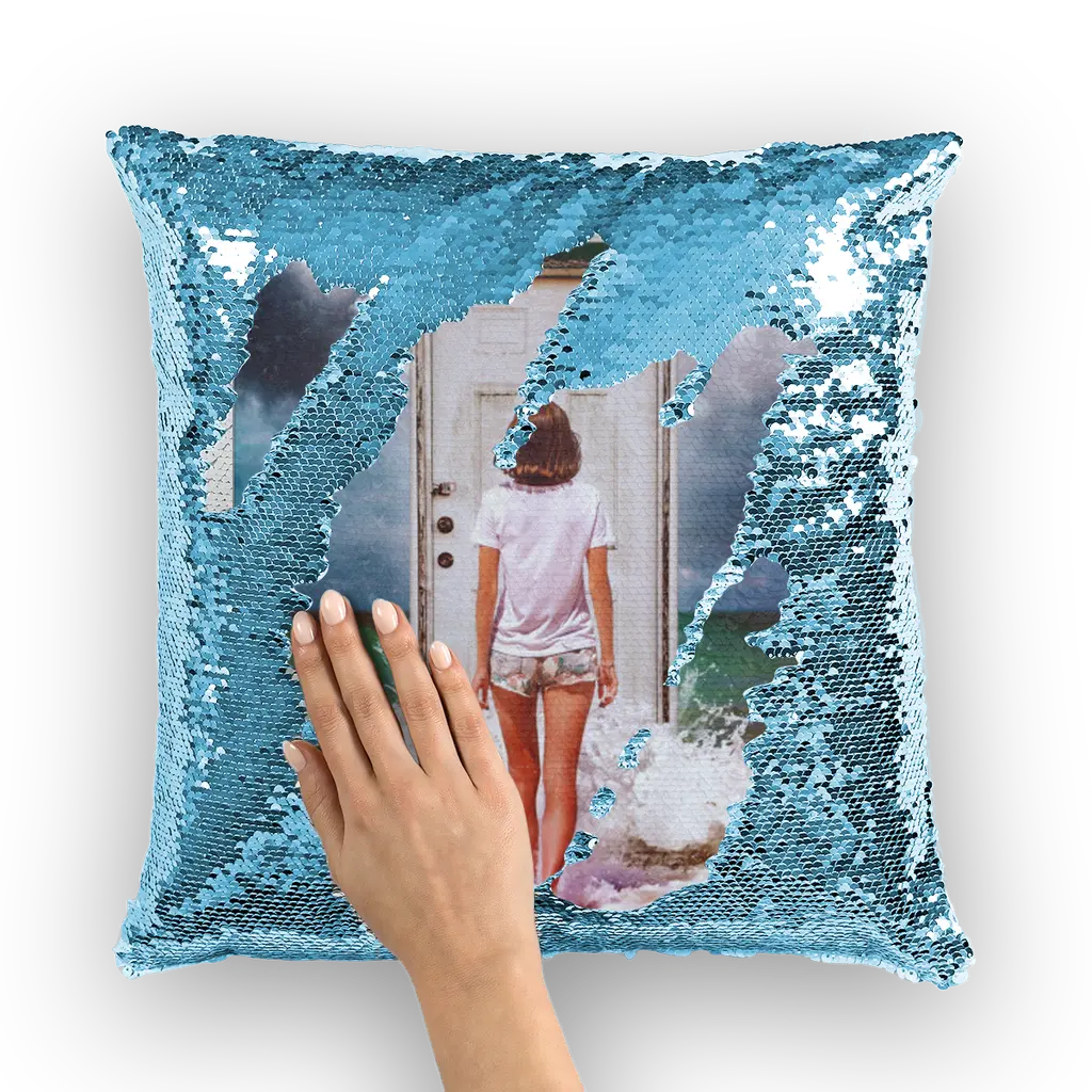 The Door Sequin Cushion Cover - Image 4