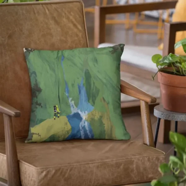 the mountain, while feeling Cushion/Pillow