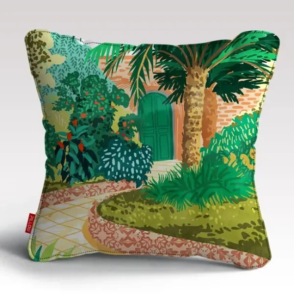 THE HOUSE WITH THE GREEN DOOR Cushion/Pillow