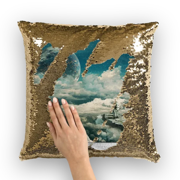The explorer Sequin Cushion Cover