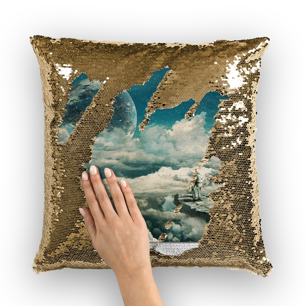 The explorer Sequin Cushion Cover